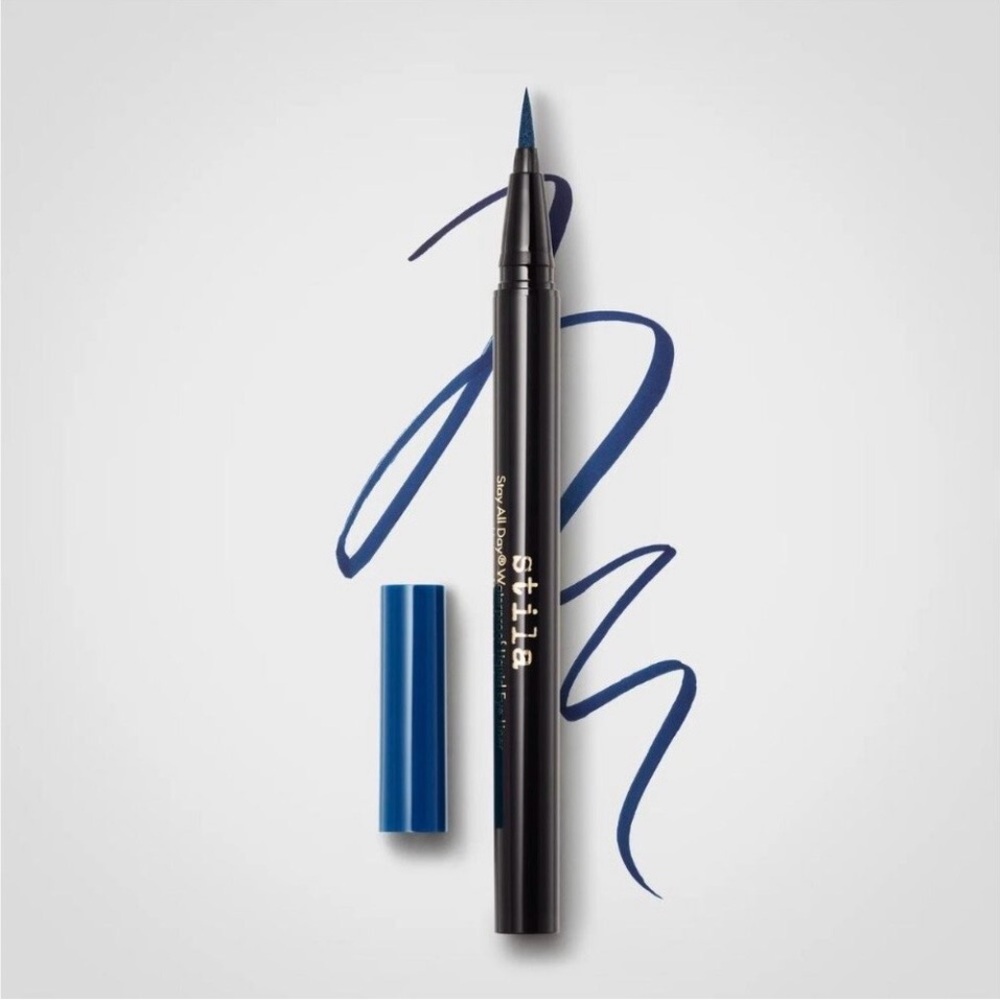 Stila Stay All Day Waterproof Liquid Eye Liner in Marine (blue) .5 mL